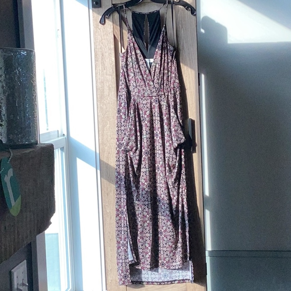 BCBG Generation Purple Midi Dress